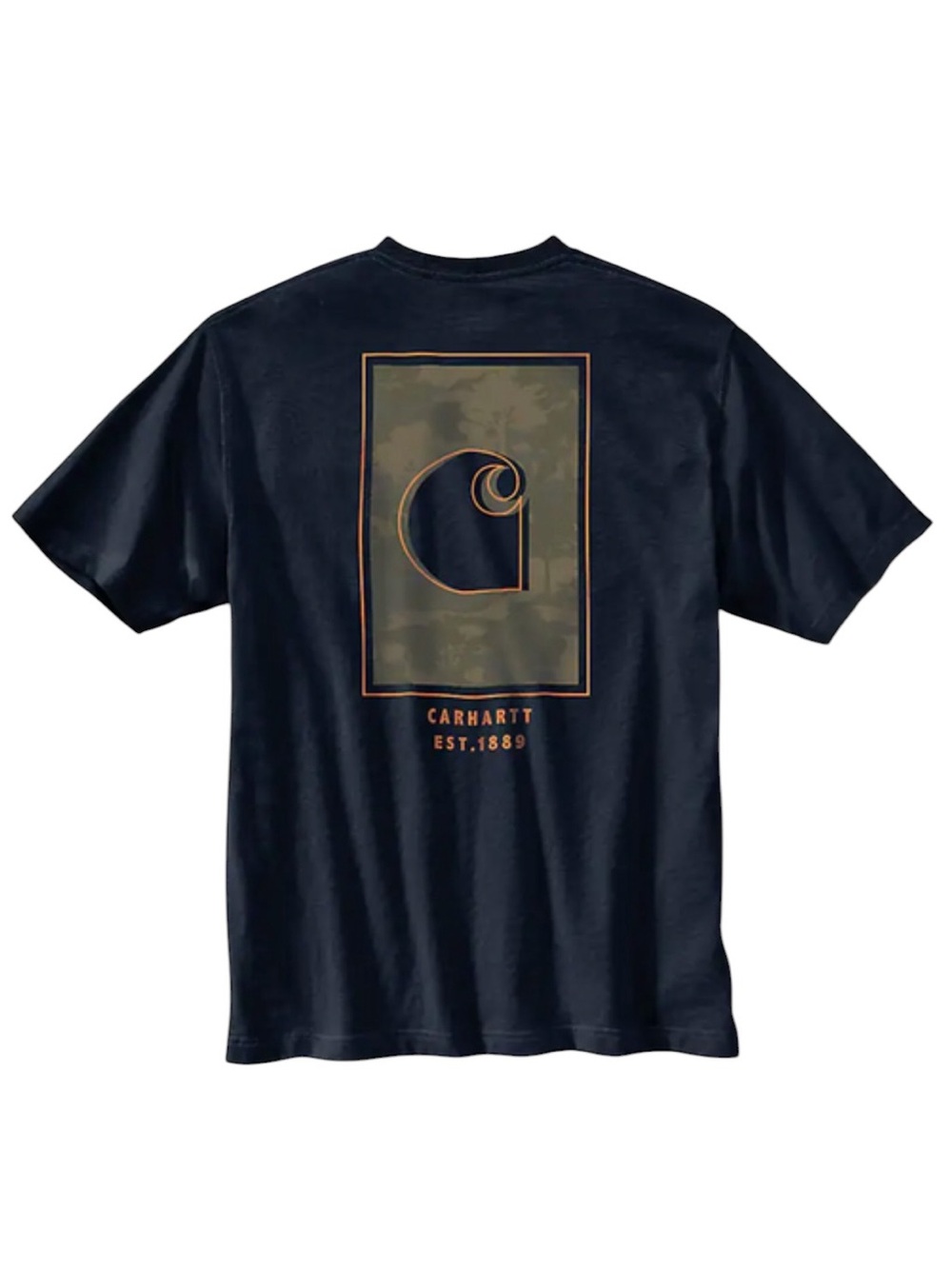 🌟NWT🌟 Carhartt Loose Fit Heavyweight Short Sleeve Camo Logo Graphic T-Shirt